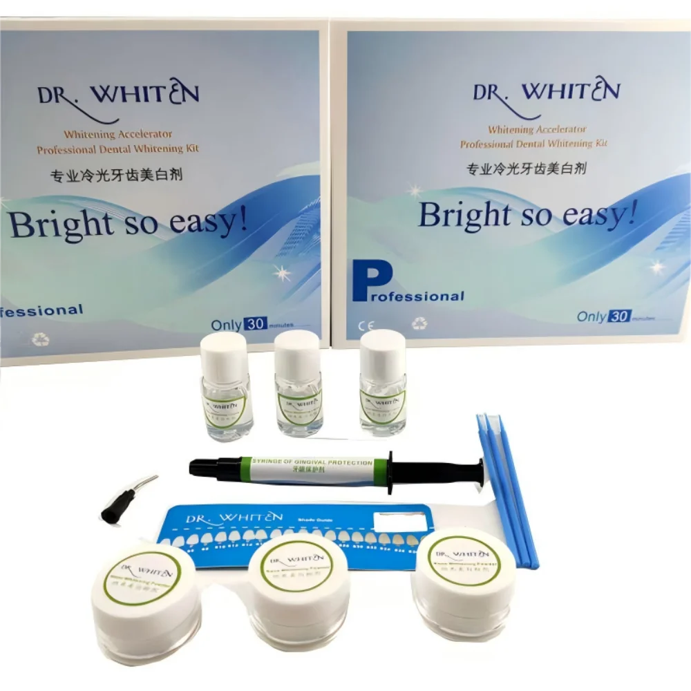 Teeth Whitening Near Me - Zahnaufhellungs-Set, 35 % HP, Bleichgel-Set für