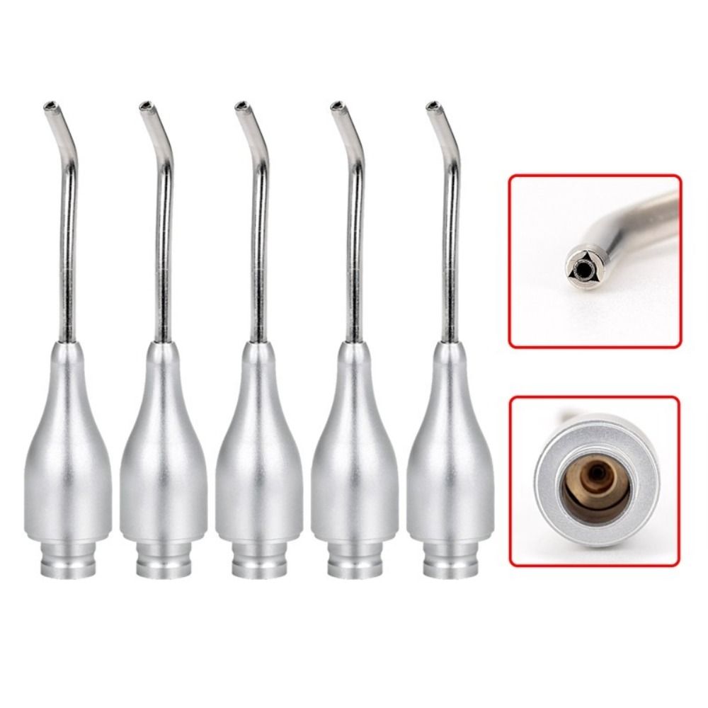Teeth Whitening Pens - Sandstrahl-Metall-Dental-Prophy-Jet-Spitzen, Wassersprüh-Winkel-Luftpolierer-Düse, Zahnaufhellungsstift, Luftabrasion